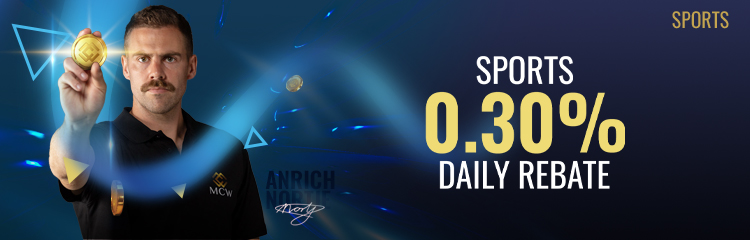 Sports 0.3% Daily Rebate up to ৳30,000