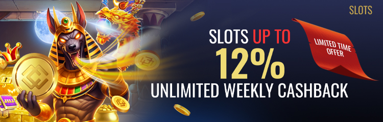 Slots Unlimited Weekly Cashback up to 12%